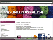 Tablet Screenshot of bolletjeswol.com